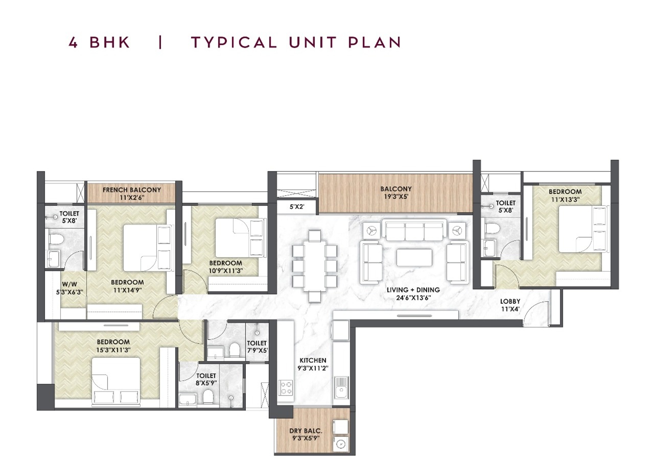 2 BHK Plan